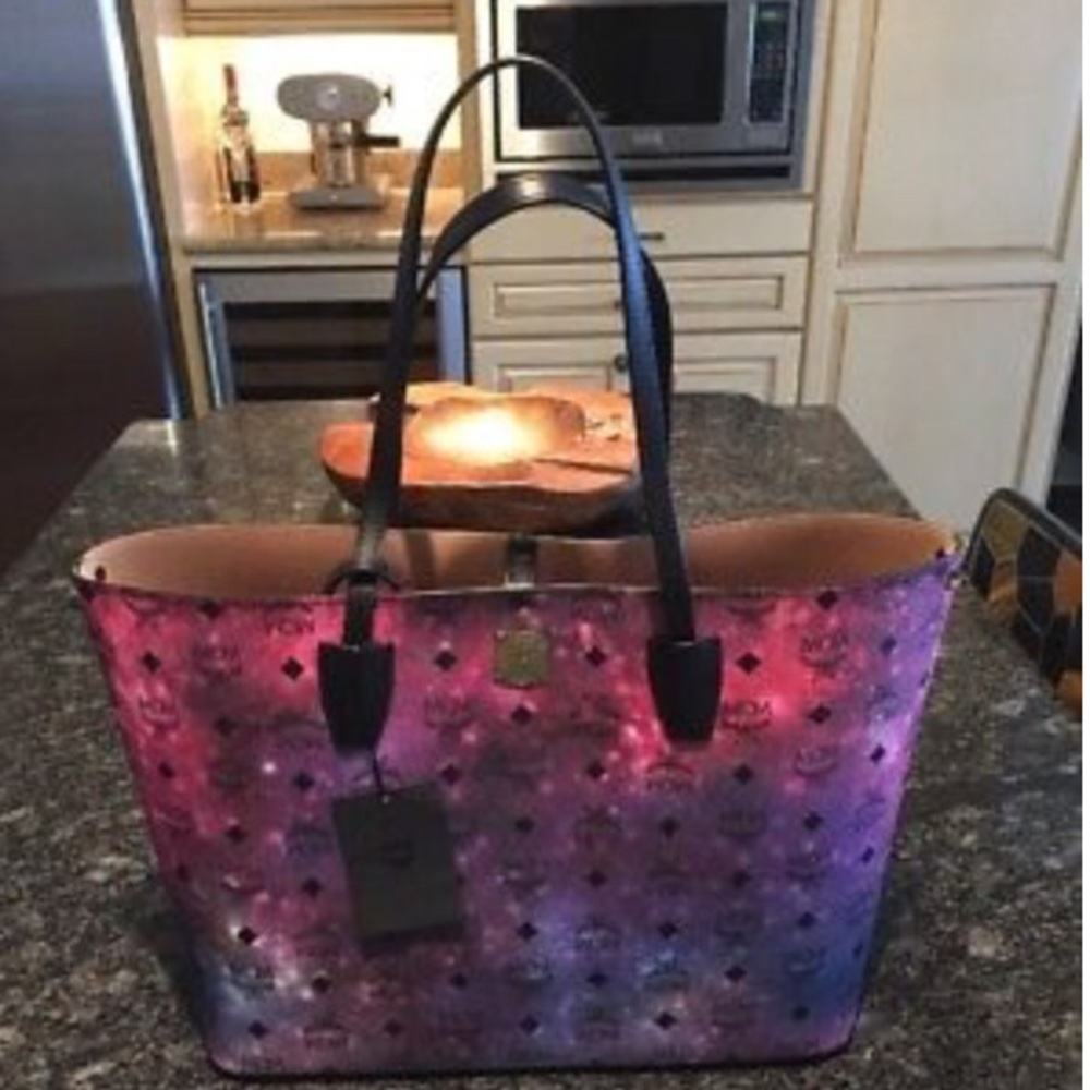 Galaxy Medium sized MCM handbag